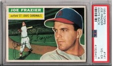 1956 Topps Joe Frazier #141 White Back PSA 4