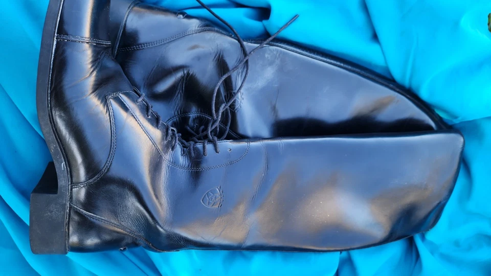 Ariat Vintage Women's  Leather Black Tall Riding Boots Sz 10m - Image 4 of 4