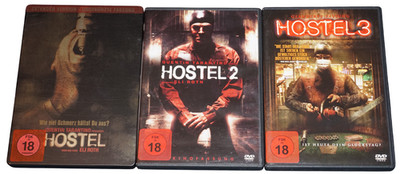DVDs - Hostel 1-3 Komplett - Eli Roth - Fsk 18