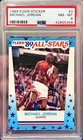 1989-90 Fleer Michael Jordan Sticker Basketball Card #3 PSA 8 NM-MT