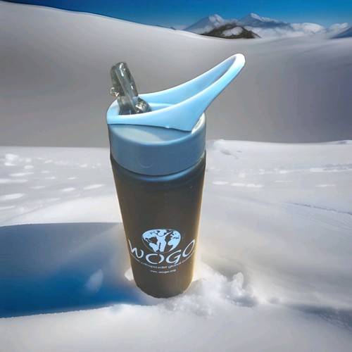 WOGO water bottle Black #129882 25oz 