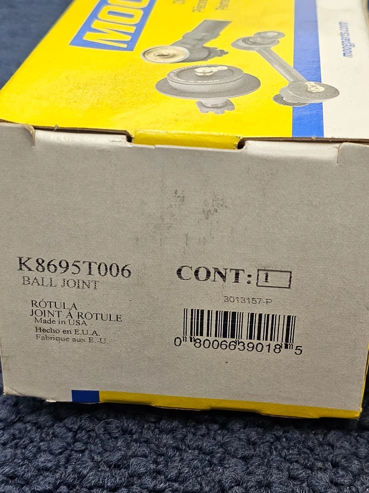 Передний нижний шаровой шарнир Moog K8695T006 подходит для Ford Explorer 2WD 1995-2005 годов выпуска - Изображение 2 из 4