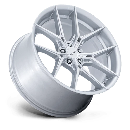 Juego de 4 20x9 Nicho NC279 Prodigy 5 plata con ruedas mecanizadas 5x112 (45 mm) Foto 2 de 4