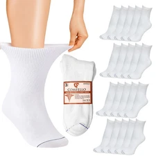 Diabetic Ankle Quarter Socks for Men Women Wholesale Bulk Lot Health Circulatory