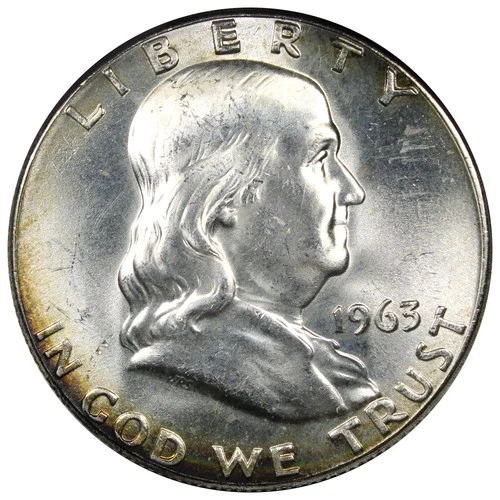 1963 Franklin Half Dollar BU+ Uncirculated Better Date A2858