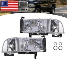 For Dodge Ram 1500 2500 3500 1994-2002 Front Headlights Corner Signal Lamp For Dodge Ram 1500 2500 3500 1994-2002 Front Headlights Corner Signal Lamp