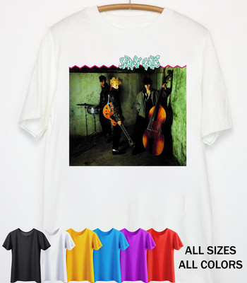 HOT NEW Stray Cats band album WHITE T-shirt short sleeve All sizes XZ1065