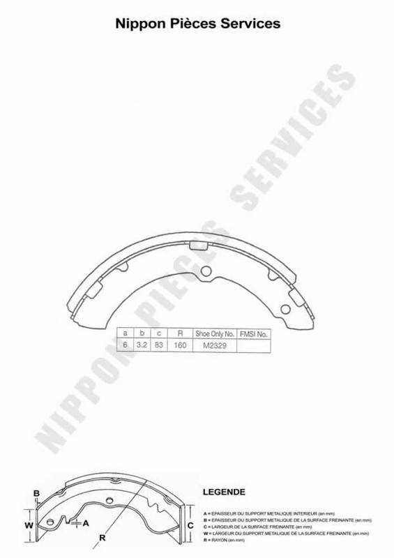 Garnitures de frein T350A04 Toyota 04494-36250 pour résoudre les pertes de freinage en charge