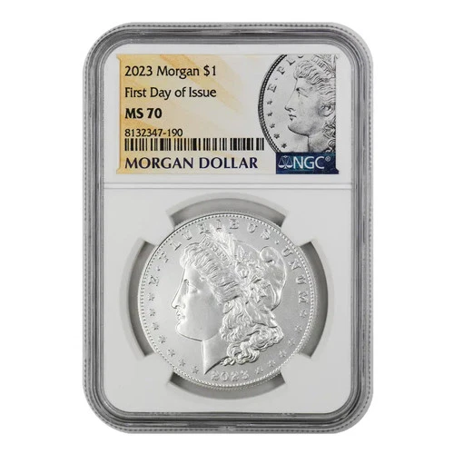 2023 Morgan Dollar NGC MS-70 First Day of Issue