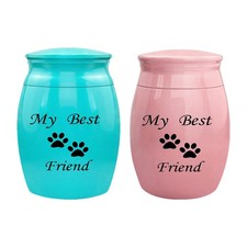 Mini Urn For Pet Dog Ashes My Best Friend Memory Keepsake Urn Jar Personalised