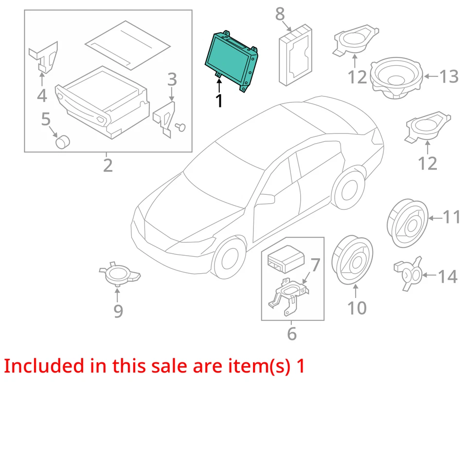 Pantalla de información Hyundai Equus 2011-2013 J7UNW Foto 3 de 4