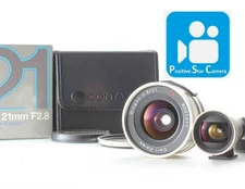 🎦👀CLA'd✨MINT✨ Contax Carl Zeiss Biogon T* 21mm f 2.8 w/ Finder GF-21 JAPAN