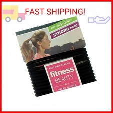 Scunci No-Slip Grip The Evolution Hair Ties, Black 14 ea Pack of 2 
