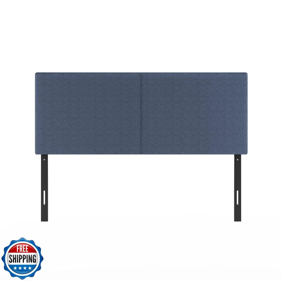 Furinno Roanne Upholstered Headboard, Full, Denim - Image 4 of 4