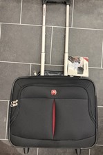 Image of New Wenger Swiss Gear Wheeled Suitcase Extending Handle Cabin Luggage Travel