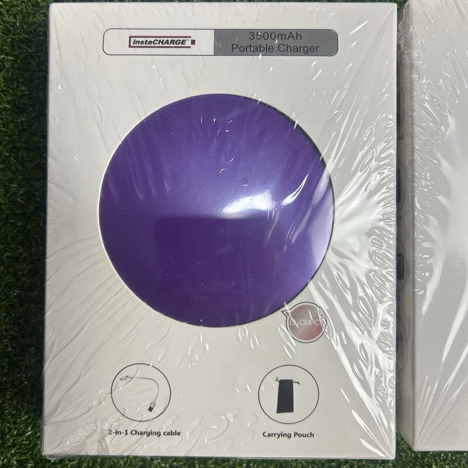 Lote de 3 instaCHARGE 3.000mAh Dispositivo Portátil y Cargador de Teléfono Polkadot Foto 2 de 4