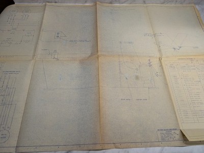 CONTINENTAL C-12 MACHINE TOOL ELECTRICAL ASSEMBLY DRAWING DIAGRAM BLUE PRINT