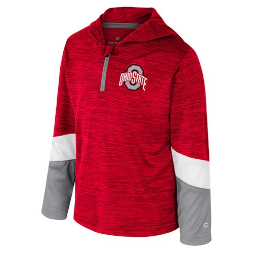 Toddler Colosseum Scarlet Ohio State Buckeyes Rylos Quarter-Zip Windshirt - 第 2/3 張圖片