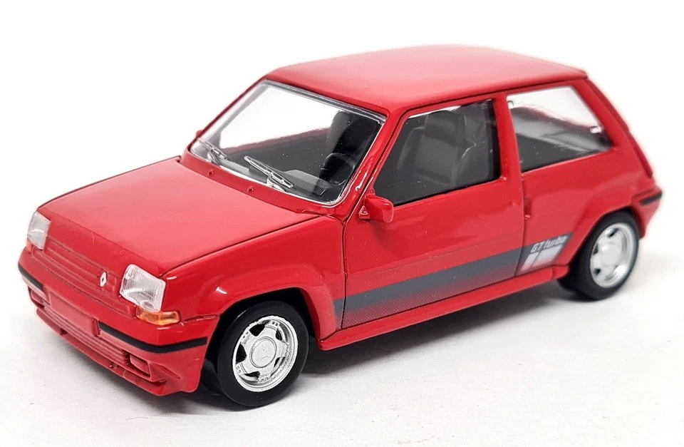 Norev 1/43 - Renault 5 GT Turbo Phase 2 1988 Supercinq Red Diecast Model Car - Image 3 of 4