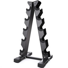 A-Frame Dumbbell Rack Stand Only, Weight Rack for Dumbbells Compact Home Gym ...