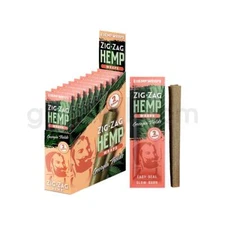 ZIG ZAG Natural Organic Wrap GEORGIA FIELDS Full Box 25 Pouch of 2 each
