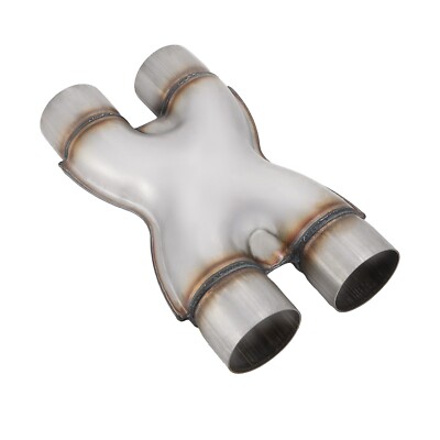 Exhaust X Pipe 2.5 Inch Inlet,Stainless Steel Universal Exhaust X Pipe 2.5''