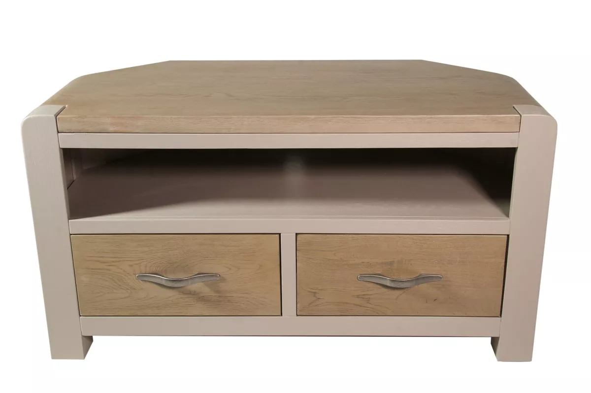 Capri oak tv sale unit