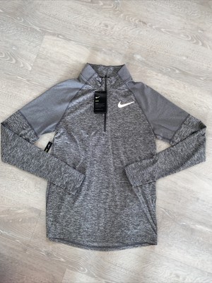 nike element half zip grey