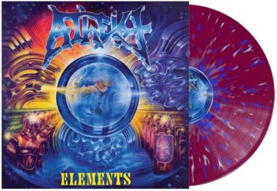 Rare Edition colored splatter Limited  1500 Vinyl Elements - Splatter by Atheist