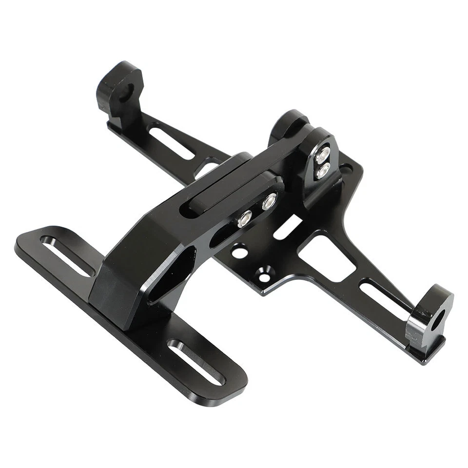 Soporte de matrícula LED universal ordenado para motocicleta guardabarros luz eliminadora Foto 4 de 4