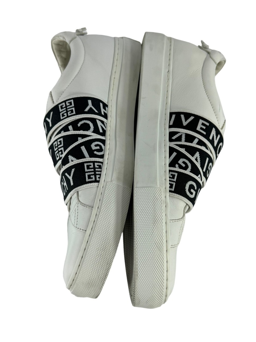【希少】ジバンシー スニーカー GIVENCHY Urban Street Givenchy Mens Urban Street White Black Logo Low Top Flat