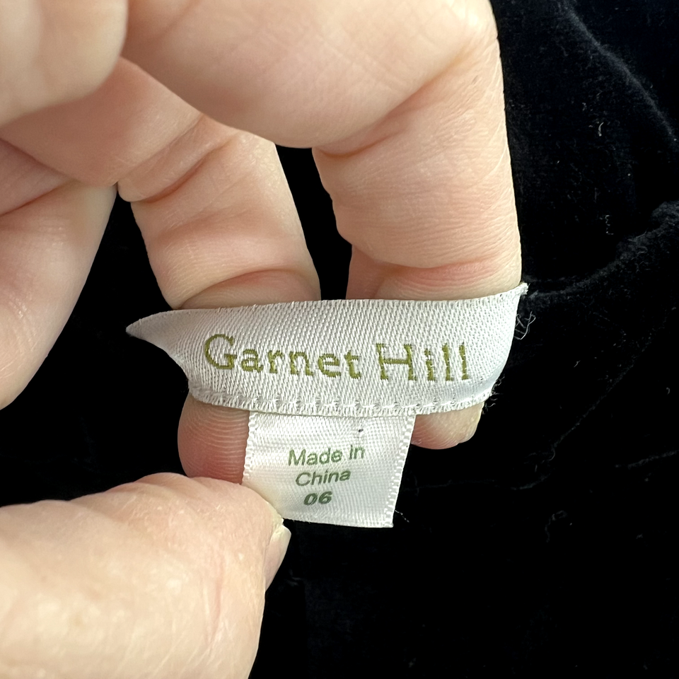 Hill Velvet Pull On Straight Leg Pants Womens Size 6 eBay