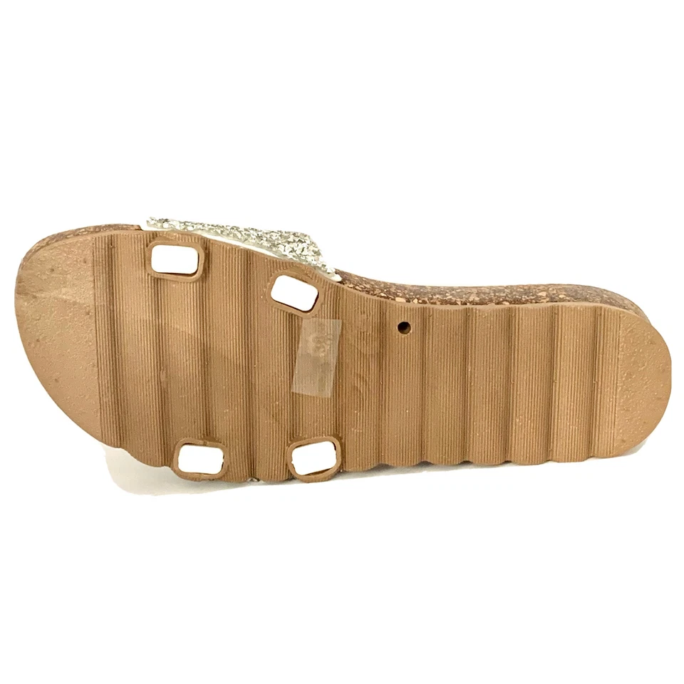 Sandalias para mujer Forever Yuki-11 plateadas de vestir de noche y fiesta talla 10 Foto 4 de 4