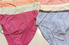 NEW Hanes JMS Fruit Loom Women  s 6 Piece Panty Underwear Briefs Size 10 3X