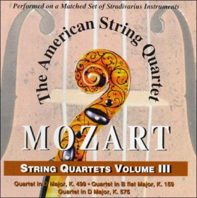 Mozart: String Quartets, Volume lll (CD, MusicMasters) for sale