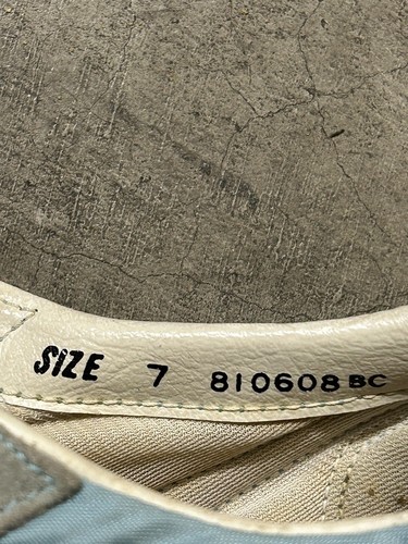 Vintage 1981 Nike Blue Gray Oceania Sneakers Shoes Men's Size 7 Made In Korea - Picture 9 of 12