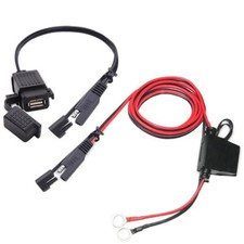 Motorrad Ladegerät 12V SAE zu USB Adapter St...