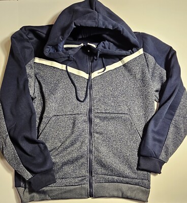 Hudson & Barrow NYC Full Zip Hoodie Men Size 2XL Muti Color Blue