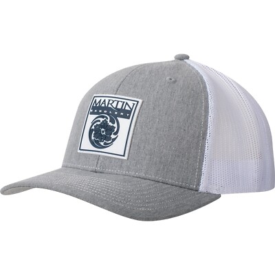 Martin Saddlery Navy/White Rubber Patch Heather Grey/White Cap