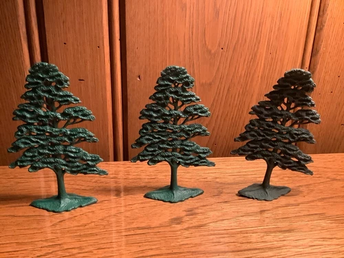 Vintage Marx Green "A" Trees, the Alamo, Prehistoric, Blue vs Gray, & more sets