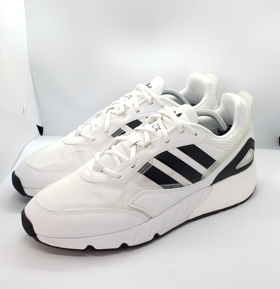 NEW Adidas ZX 1K Boost 2.0 Shoes Men's Size 11.5 White / Black GZ3549 $120 NEW Adidas ZX 1K Boost 2.0 Shoes Men's Size 11.5 White / Black GZ3549 $120