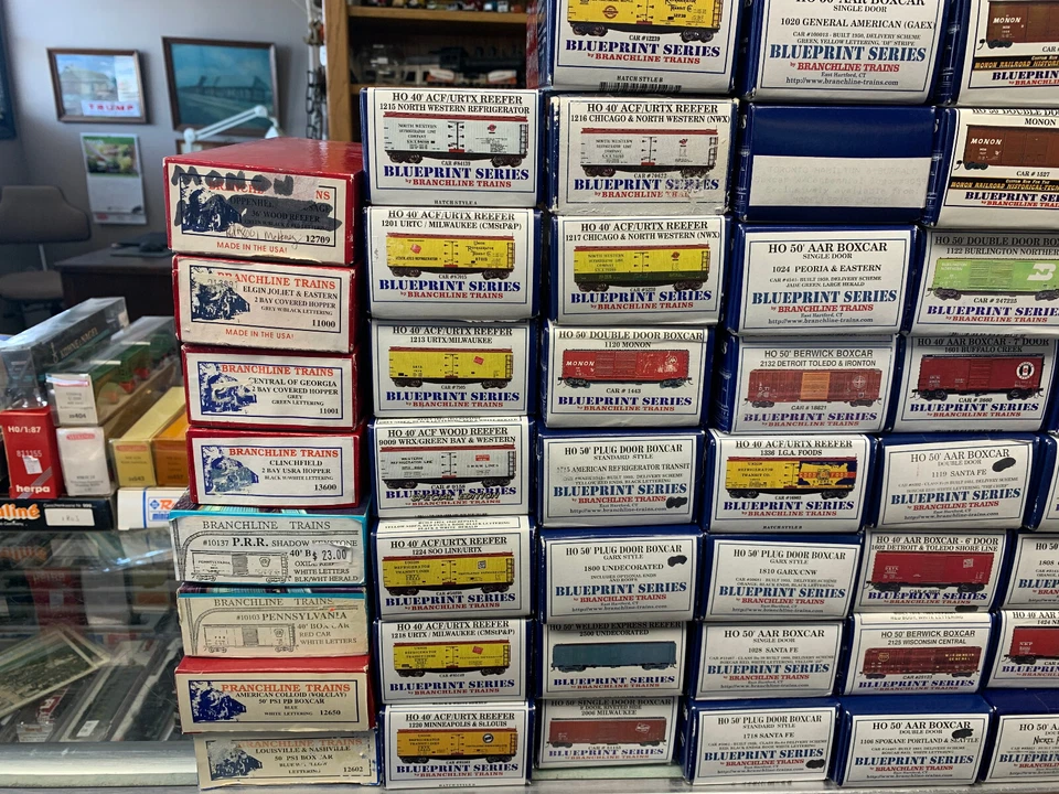 BRANCHLINE TRAINS HO KITS CNW DTI MONON CN WP SOO GB&W SF EJ&E PRR L&N SP&S @$25 - Image 2 of 4