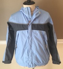 REI Youth Light Blue Jacket Lightweight Zip up Size XL 16/18 E1 Elements