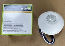 Leviton White Ceiling Mount Occupancy Motion Sensor, 1000-Watt/120-Volt Switchin