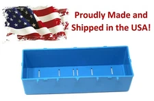 Plastic Blue Parts Storage Bins Peg Tool Board Workbench PEGBOARD NOT INCLUDED