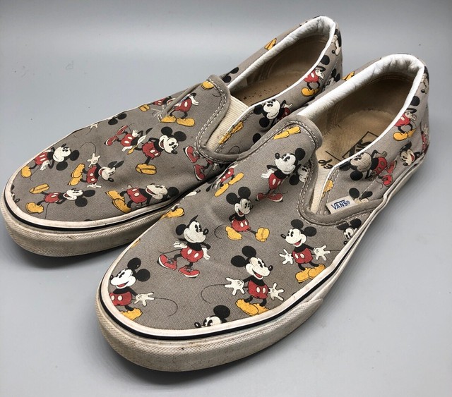 mickey mouse slip on shoes