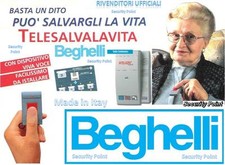 BEGHELLI TELESALVALAVITA SALVA VITA SALVAVITA TELECOMANDO MAMMA NONNA ANZIANI 