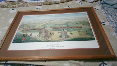 Dale Gallon Hoskins House Signed and Numbered BATTLE OF GUILFORD N.C 1781