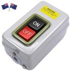 10A On/Off Start Stop Switch 3 Phase Electric Motor Switches  Circuit Controls