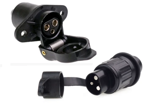 Trailer tractor plug socket 3 Pin 12V 24V Agricultural Machinery Winch Forest - Picture 1 of 11